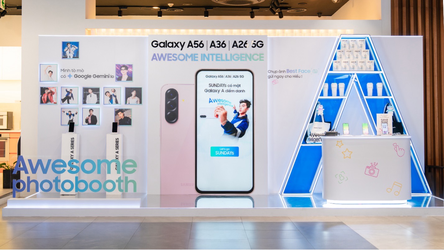 Sắc Hồng mới trên Galaxy A56 5G chính thức trình làng, HIEUTHUHAI cùng Samsung “đốt nóng” mùa hè